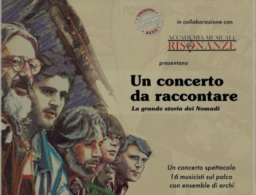Concerto tributo ai Nomadi il 24 maggio 2025 al Teatro Golden di Roma per i 60 anni di carriera della band.