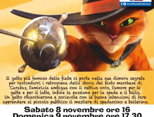 Spettacolo teatrale per bambini “Il gatto con gli stivali”