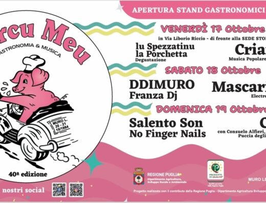 Quarantesima edizione della festa del “Porcu meu”: a Muro Leccese l’evento dal 17 al 19 ottobre