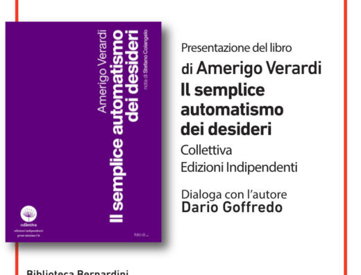 Amerigo Verardi alla Biblioteca Bernardini