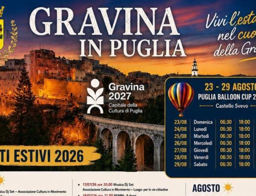 Estate Gravinese: tutti gli appuntamenti 2026