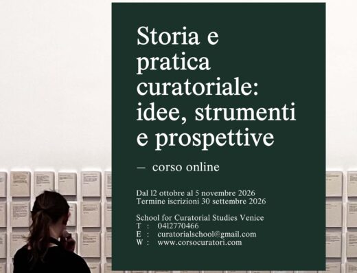 Corso online sulla pratica curatoriale – Dall’idea alla pratica