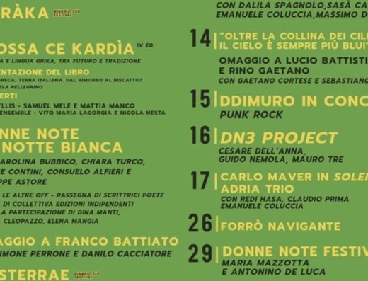 Gli eventi di agosto a Lu Mbroia